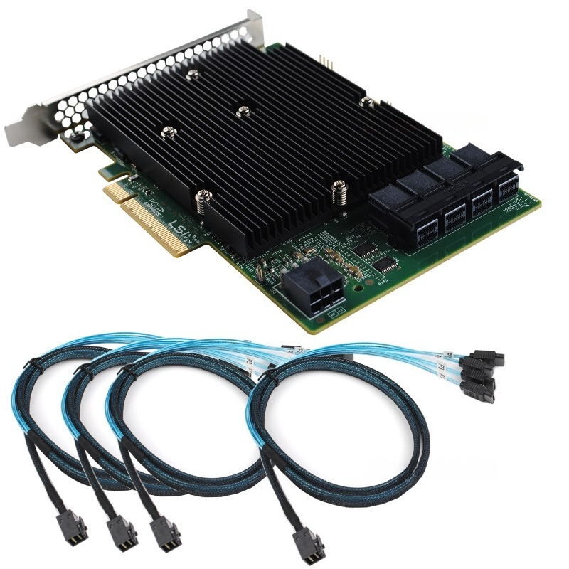 LSI SAS 9300-16I 12GB/S HBA Ad - Lsi 9300 16I Hba It Mode 评论和价格