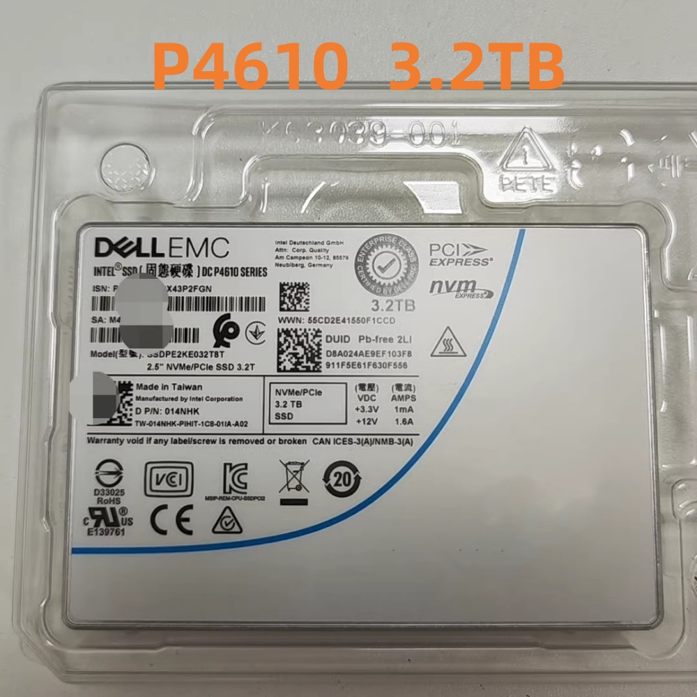 Original DC P4610 Series 1.6TB - U.2 Nvme Ssd 7.68Tb 评论和价格