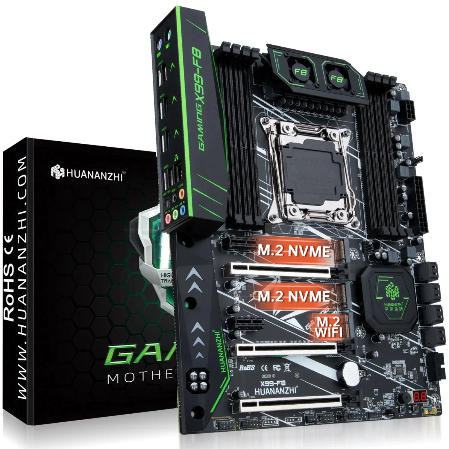 HUANANZHI X99 F8 X99 Motherboa - 64Gb Ddr4 Ecc Reg 3200Mhz 评论和价格