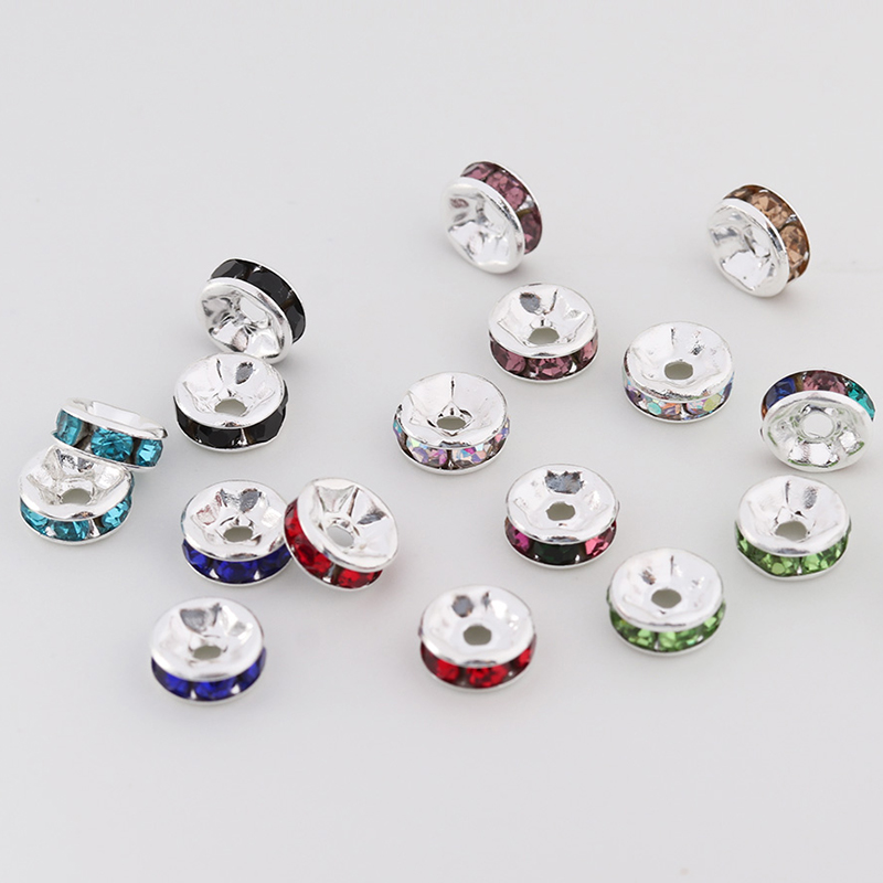 50pcs 4 6 8 10 12mm Rhinestone - Gold 6138 评论和价格