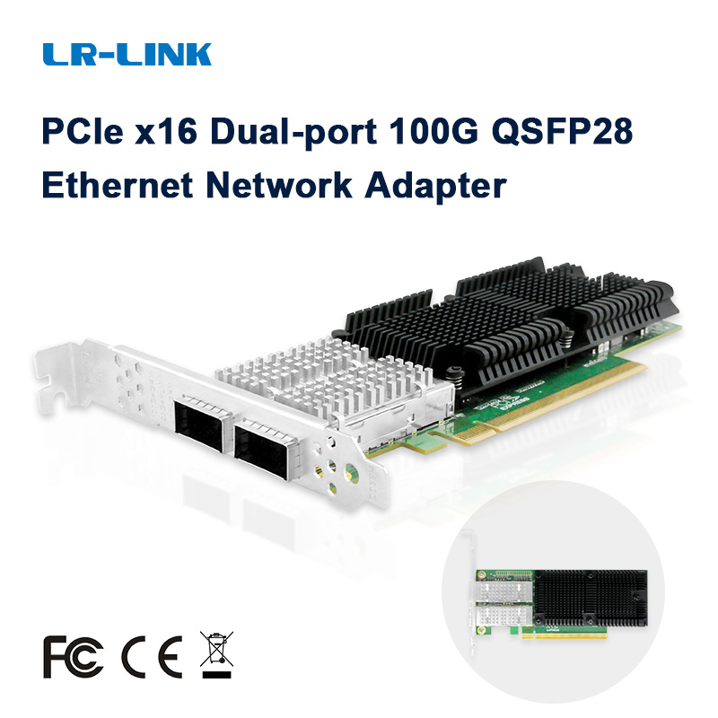 LR-LINK 1014PF 100G Network Ca - 100Gbe Qsfp28 Network Card 评论和价格